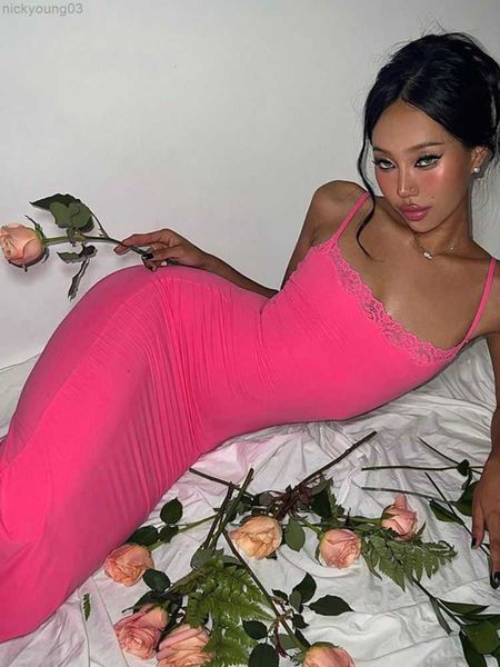 party dresses rose red lace long slip dress women strap backless slim maxi dress summer elegant sleeveless evening club party sundress y23, White;black
party dresses rose red lace long slip dress women strap backless slim maxi dress summer elegant sleeveless evening club party sundress y23, White;black