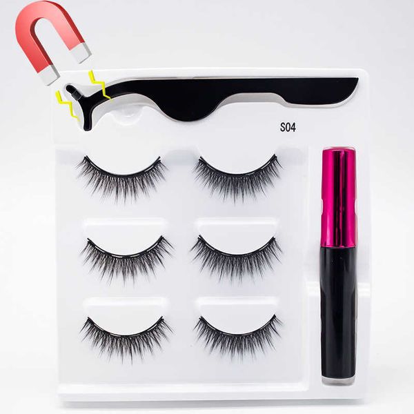 false eyelashes 3pairs magnetic eyelashes handmade mink eyelash magnetic eyeliner beauty makeup set false lashes short faux cils no glue nee
false eyelashes 3pairs magnetic eyelashes handmade mink eyelash magnetic eyeliner beauty makeup set false lashes short faux cils no glue nee
