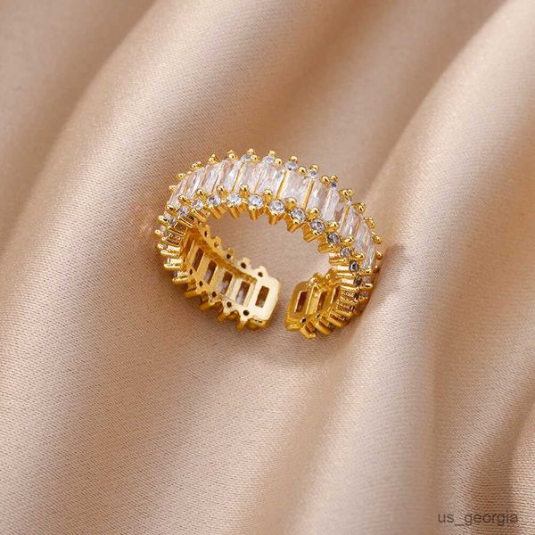 band rings fashion luxury zircon charm baguette cubic wedding rings for women gold color open finger ring party jewelry gift, Silver
band rings fashion luxury zircon charm baguette cubic wedding rings for women gold color open finger ring party jewelry gift, Silver