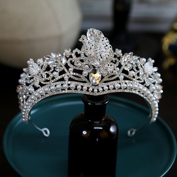 crystals beading bridal headpieces crown tiara wedding hair accessories women handmade headband ornaments female prom headdress hairband hea, Silver
crystals beading bridal headpieces crown tiara wedding hair accessories women handmade headband ornaments female prom headdress hairband hea, Silver