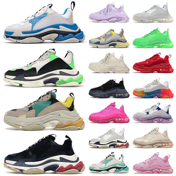 authentic triple s designer men women shoes triples triple-s luxury 17fw paris vintage trainers clear sole crystal bottom old dad grandpa sn, Black
authentic triple s designer men women shoes triples triple-s luxury 17fw paris vintage trainers clear sole crystal bottom old dad grandpa sn, Black
