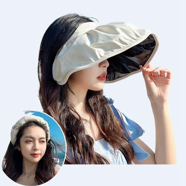 5pcs sunshade hat uv protection dual use hair hoop sun hat for women outdoor beach foldable wide brim caps, Blue;gray
5pcs sunshade hat uv protection dual use hair hoop sun hat for women outdoor beach foldable wide brim caps, Blue;gray