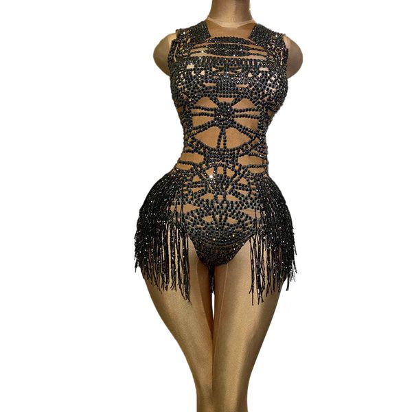 women's jumpsuits rompers fashion tight fitting crystal tassel nude dancer bodysuit women sleeveless elastic leotard nightclub ds dance, Black;white
women's jumpsuits rompers fashion tight fitting crystal tassel nude dancer bodysuit women sleeveless elastic leotard nightclub ds dance, Black;white