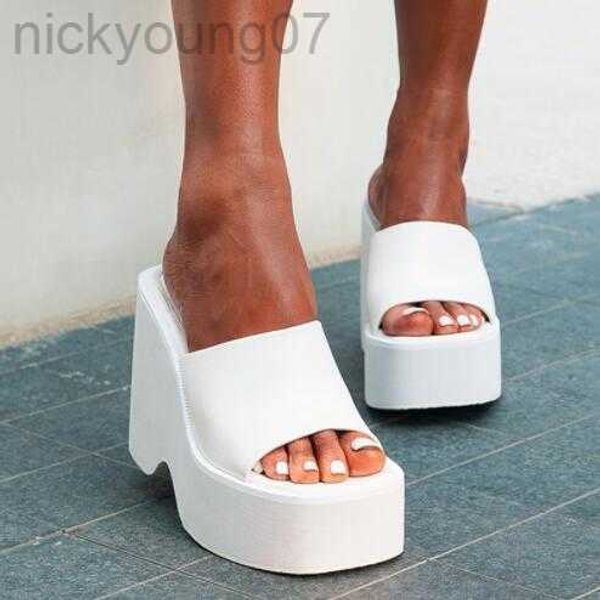 slippers luxury summer women's new thick soled white high-heel sandals women's slope heel square toe slippers size slippers y23, Black
slippers luxury summer women's new thick soled white high-heel sandals women's slope heel square toe slippers size slippers y23, Black