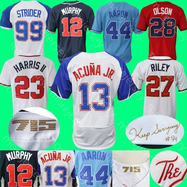 2023 city connect baseball jersey ronald acuna jr. michael harris ii albies matt olson austin riley strider aaron jones arnaud murphy rosari, Blue;black
2023 city connect baseball jersey ronald acuna jr. michael harris ii albies matt olson austin riley strider aaron jones arnaud murphy rosari, Blue;black