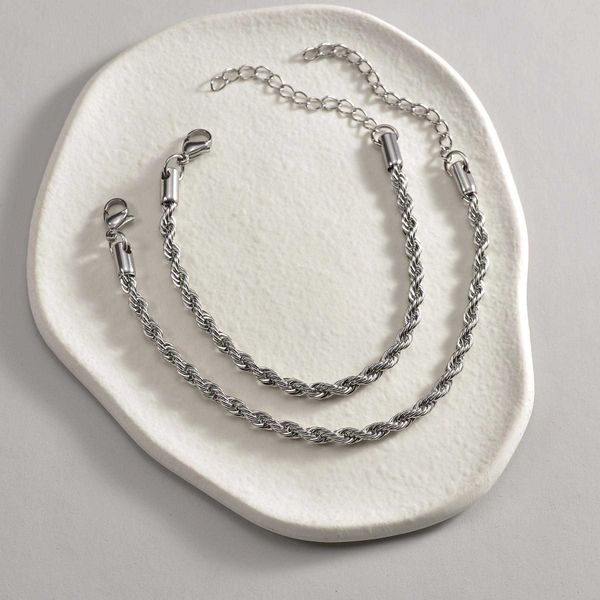fashion personality all match twist bracelet wholesale stainless steel trendy cool simple accessory, Golden;silver
fashion personality all match twist bracelet wholesale stainless steel trendy cool simple accessory, Golden;silver