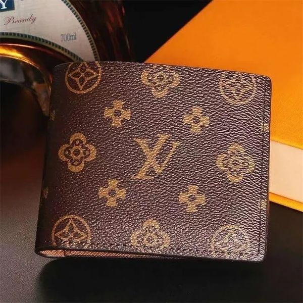 

2023 luxurys designers wallets cardholder louiseitys handbag viutonity vuttonity paris plaid style mens women high-end wallet with box, Red;black