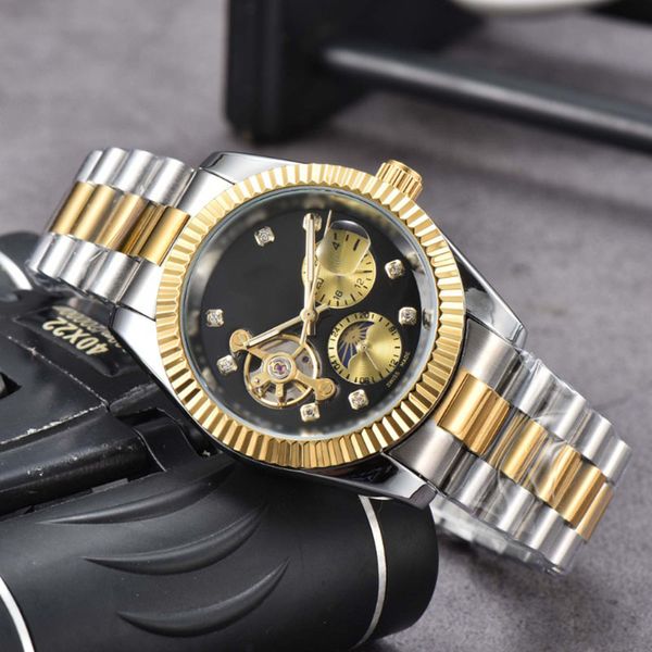 men's automatic mechanical movement watch fashion stainless steel watch men's watch brand watch luxury, Slivery;brown
men's automatic mechanical movement watch fashion stainless steel watch men's watch brand watch luxury, Slivery;brown