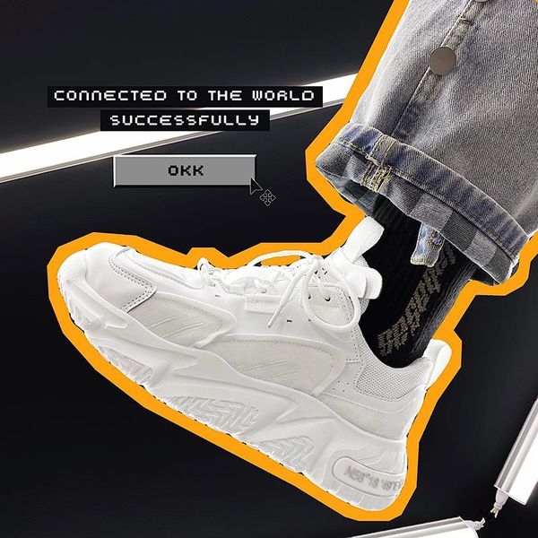 autumn fashion men platform sneakers breathable summer male chunky shoes sport trainers casual shoes tenis masculino, Black
autumn fashion men platform sneakers breathable summer male chunky shoes sport trainers casual shoes tenis masculino, Black