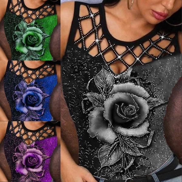 women's tanks camis neckline hollowed multicolor women tank trendy sleeveless short cool flowers t-shirt gothic style streetwear vest, White
women's tanks camis neckline hollowed multicolor women tank trendy sleeveless short cool flowers t-shirt gothic style streetwear vest, White