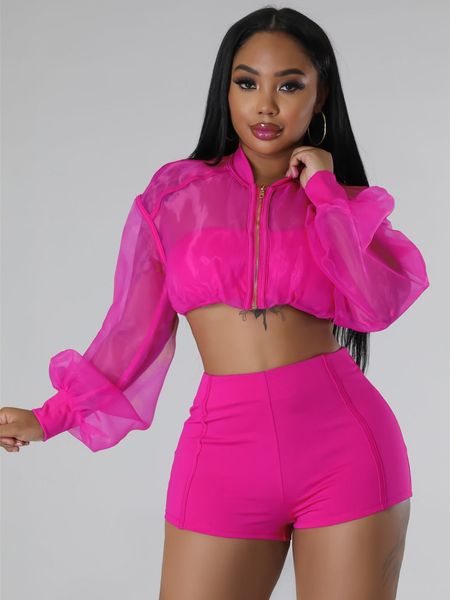 women's tracksuits women office two piece set solid zipper mesh patchwork crop and tight shorts elegant party tracksuit outfits 230508, Gray
women's tracksuits women office two piece set solid zipper mesh patchwork crop and tight shorts elegant party tracksuit outfits 230508, Gray
