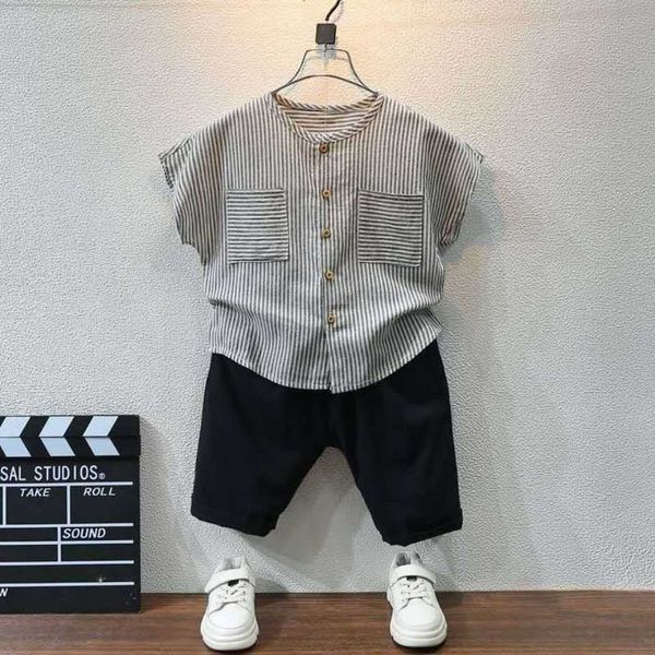 clothing sets summer boys children's 2023 korean handsome baby short sleeve 2-9 year old cotton/ linen toddler kids two piece y23, White
clothing sets summer boys children's 2023 korean handsome baby short sleeve 2-9 year old cotton/ linen toddler kids two piece y23, White