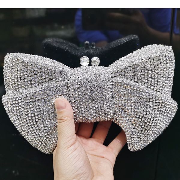 evening bags luxury novel bow clutch crystal evening dress silver bow womens handbag wedding wallet sm95 230509
evening bags luxury novel bow clutch crystal evening dress silver bow womens handbag wedding wallet sm95 230509