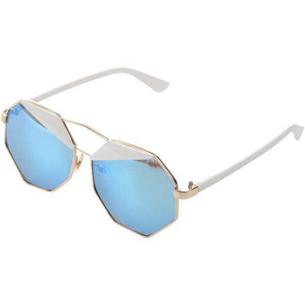 blue polygon dual color metal frame solar plastic frame+resin lens i069866a2, White;black
blue polygon dual color metal frame solar plastic frame+resin lens i069866a2, White;black