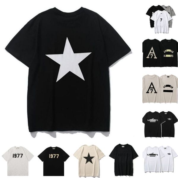 mens designer t shirt fog cotton summer mens t-shirt fashion streetwear loose crew neck short sleeve mens ang womens ess tees black t shirt, White;black 
mens designer t shirt fog cotton summer mens t-shirt fashion streetwear loose crew neck short sleeve mens ang womens ess tees black t shirt, White;black