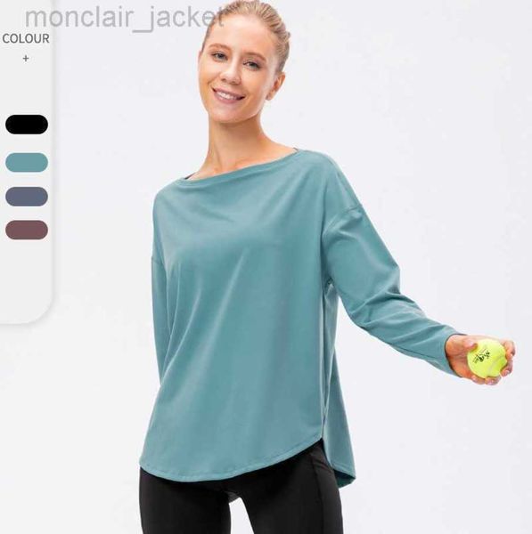 desginer alo yoga women's nylon double sided nude long sleeve one piece neck loose fitting running sports training fitness shirt 23ssa, White
desginer alo yoga women's nylon double sided nude long sleeve one piece neck loose fitting running sports training fitness shirt 23ssa, White