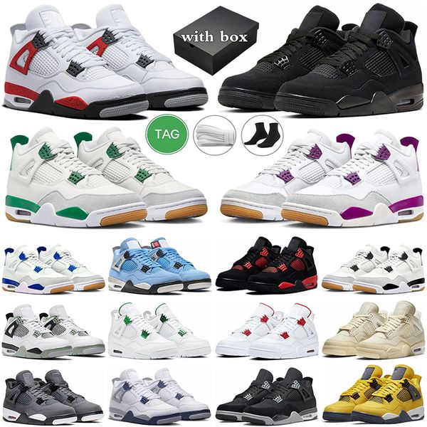 with box 4 basketball shoes men women jumpman 4s pine green black cat purple sapphire red cement white cement infrared tour yellow mens trai
with box 4 basketball shoes men women jumpman 4s pine green black cat purple sapphire red cement white cement infrared tour yellow mens trai