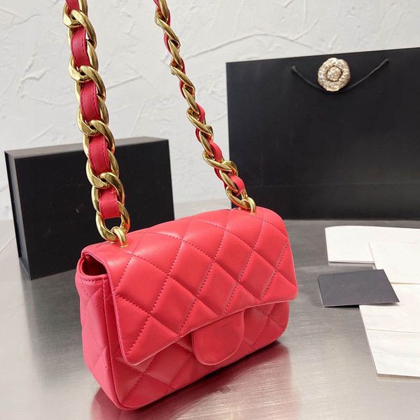 gold hardware thick chain women shoulder bag mini crossbody luxury handbag leather quilted three color multi-pocket coin purse sacoche fanny
gold hardware thick chain women shoulder bag mini crossbody luxury handbag leather quilted three color multi-pocket coin purse sacoche fanny