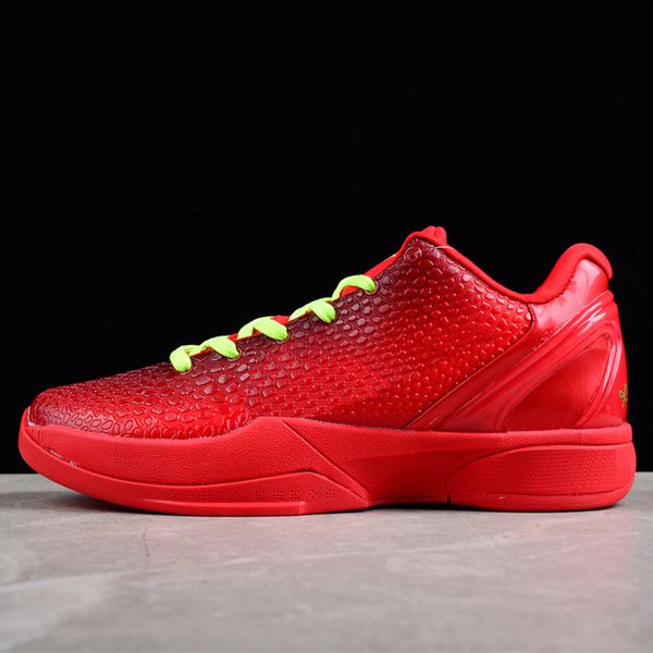 2023 black mamba 6 reverse grinch bhm basketball shoes 6s mambacita bright crimson electric green men sport outdoor shoes size 7-12
2023 black mamba 6 reverse grinch bhm basketball shoes 6s mambacita bright crimson electric green men sport outdoor shoes size 7-12