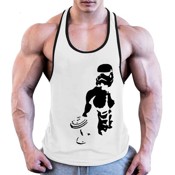 men' tank summer european large size vest suspenders wide shoulder straps gym sports training 100 cotton 230509, White;black
men' tank summer european large size vest suspenders wide shoulder straps gym sports training 100 cotton 230509, White;black