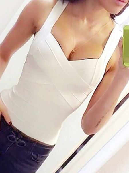 women's tanks camis beaukey hl bandage white vest xl wholesale black red yellow bodycon maxi 230510
women's tanks camis beaukey hl bandage white vest xl wholesale black red yellow bodycon maxi 230510