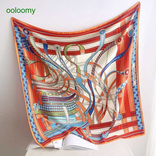 hemres designer scarves spring autumn new twill imitation silk square scarf for women japan south korea fashion travel decoration and sunscr, Blue;gray 
hemres designer scarves spring autumn new twill imitation silk square scarf for women japan south korea fashion travel decoration and sunscr, Blue;gray