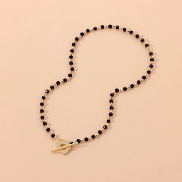 luxury designer necklace jewelry 7 color jewlery designer for women fashion temperament black crystal glass bead chain simple ot button shor, Silver
luxury designer necklace jewelry 7 color jewlery designer for women fashion temperament black crystal glass bead chain simple ot button shor, Silver