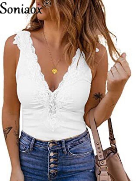women's tanks camis lace patchwork knitting tank women summer casual vest sleeveless camisole v-neck slim tees ladies 230510, White
women's tanks camis lace patchwork knitting tank women summer casual vest sleeveless camisole v-neck slim tees ladies 230510, White