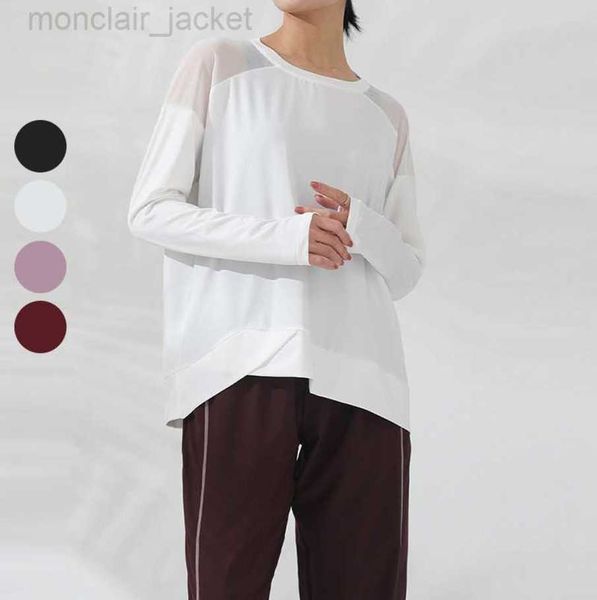 desginer alo yoga suit sports long sleeved t-shirt mesh patchwork sweater fitness outdoor running smock women's 23ssa, White
desginer alo yoga suit sports long sleeved t-shirt mesh patchwork sweater fitness outdoor running smock women's 23ssa, White