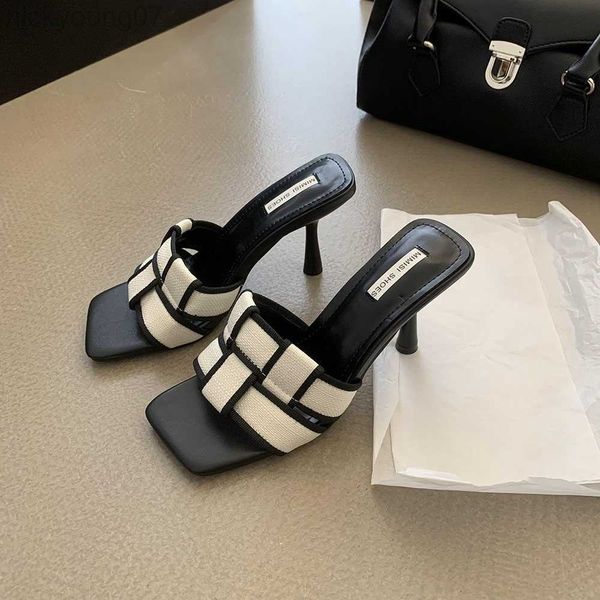 slippers weave design women slippers open toe summer dress shoes thin high heels slides slippers party pumps wedding black white 35-39 y23
slippers weave design women slippers open toe summer dress shoes thin high heels slides slippers party pumps wedding black white 35-39 y23