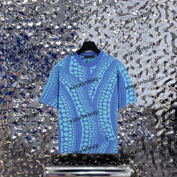 xinxinbuy men designer tee t shirt 23ss knitted infinity dots pumpkin jacquard short sleeve cotton women apricot blue s-xl, Black;brown
xinxinbuy men designer tee t shirt 23ss knitted infinity dots pumpkin jacquard short sleeve cotton women apricot blue s-xl, Black;brown