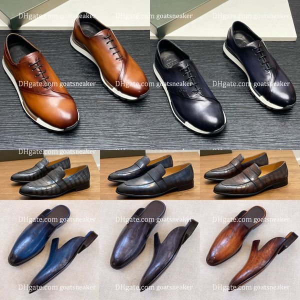 fast track scritto leather slip on sneaker shoes berluti mens casual genuine embroidery classic sneaker loafers mens casual luxury platform, Black
fast track scritto leather slip on sneaker shoes berluti mens casual genuine embroidery classic sneaker loafers mens casual luxury platform, Black