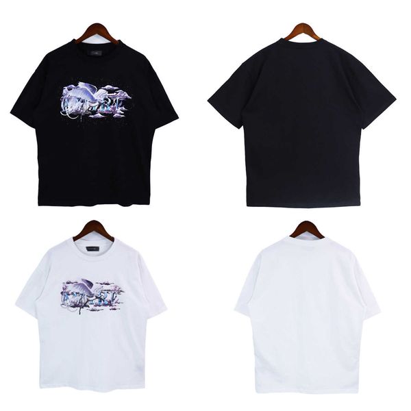 men's and women's t shirt 2023 fashion designer brand summer high-version spring new tianma printing high street casual loose roun, White
men's and women's t shirt 2023 fashion designer brand summer high-version spring new tianma printing high street casual loose roun, White