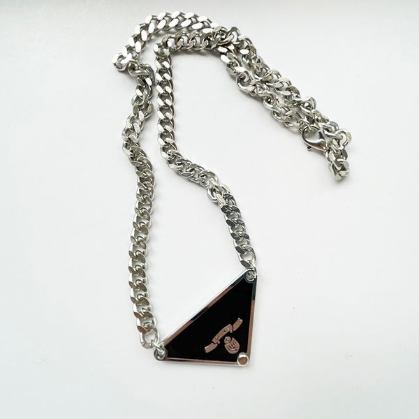 2023 luxury sales pendant necklace men's and women's fashion inverted triangle designer brand jewelry gift, Silver
2023 luxury sales pendant necklace men's and women's fashion inverted triangle designer brand jewelry gift, Silver