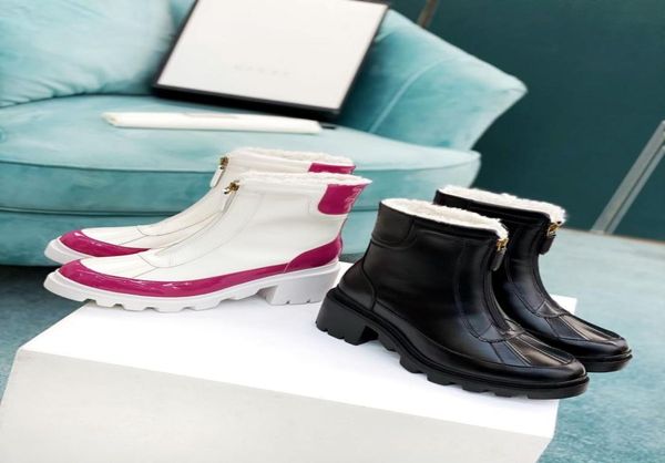 color blocking thick bottom low heel short boots women039s all wool warm fashion front zipper design twocolor options7453217, Black 
color blocking thick bottom low heel short boots women039s all wool warm fashion front zipper design twocolor options7453217, Black