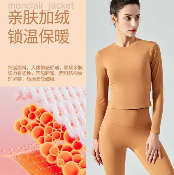 desginer alo yoga long sleeved suit autumn and winter skin friendly plush and thickened thermal insulation sports and fitness wear for women, White
desginer alo yoga long sleeved suit autumn and winter skin friendly plush and thickened thermal insulation sports and fitness wear for women, White