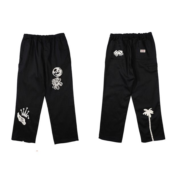 23ss men usa drawstring denim pants autumn winter embroidery casual high street trousers woven bottoms, Black;brown
23ss men usa drawstring denim pants autumn winter embroidery casual high street trousers woven bottoms, Black;brown
