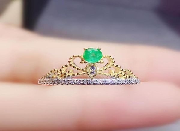 cluster rings natural real emerald crown ring per jewelry 025ct oval gemstone 925 sterling silver fine j20927065980103, Golden;silver
cluster rings natural real emerald crown ring per jewelry 025ct oval gemstone 925 sterling silver fine j20927065980103, Golden;silver