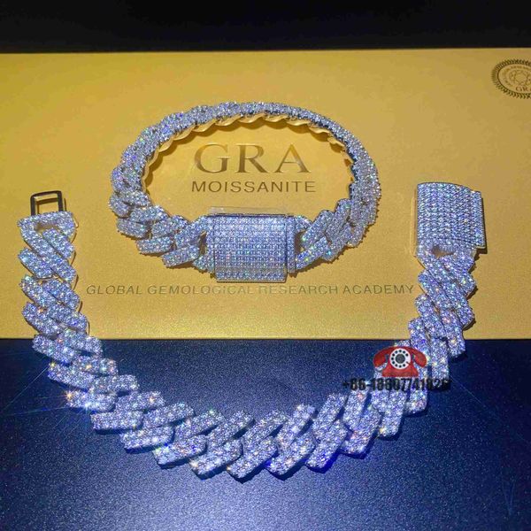 fast shipping 7inch 7.5inch 8inch 8.5inch moissanite hip hop jewelry cuban link chain bracelet 15mm iced out cuban link chain, Silver
fast shipping 7inch 7.5inch 8inch 8.5inch moissanite hip hop jewelry cuban link chain bracelet 15mm iced out cuban link chain, Silver