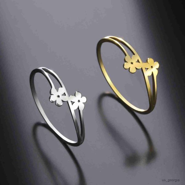 band rings skyrim stainless steel small elegant flower ring women finger rings 2023 fashion party jewelry birthday gift for lover, Silver
band rings skyrim stainless steel small elegant flower ring women finger rings 2023 fashion party jewelry birthday gift for lover, Silver