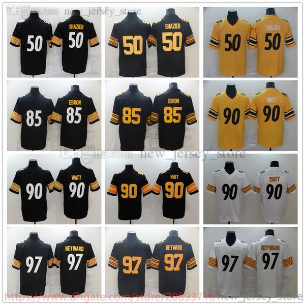 movie college football wear jerseys stitched 90tjwatt 97 cameronheyward 50 ryanshazier 85 ericebron breathable sport man, Black
movie college football wear jerseys stitched 90tjwatt 97 cameronheyward 50 ryanshazier 85 ericebron breathable sport man, Black