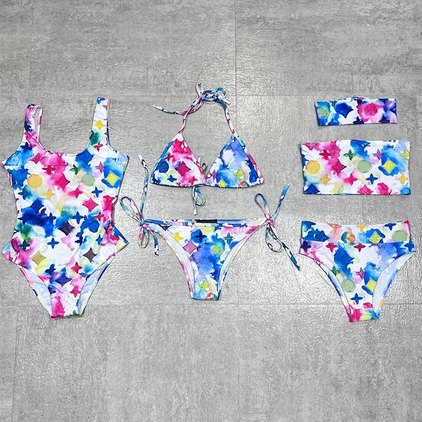 

Womens Designers Swimsuits Maillot De Bain Brands Bikinis Suits Summer Sexy Bandage Badeanzug Costumi Bikini Sets Two-pieces Swimwears, 05_color