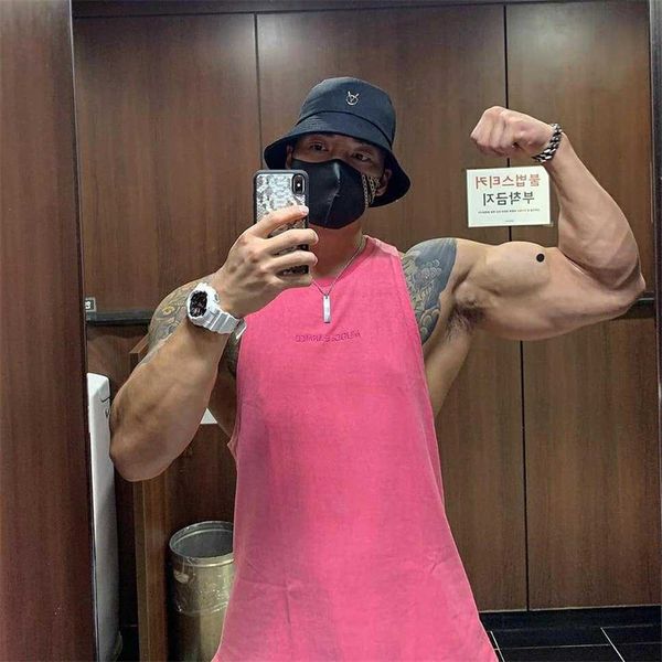 men' tank summer casual sports men vest wear fashion jogger fitness cotton printed gyms running clothing 230509, White;black
men' tank summer casual sports men vest wear fashion jogger fitness cotton printed gyms running clothing 230509, White;black