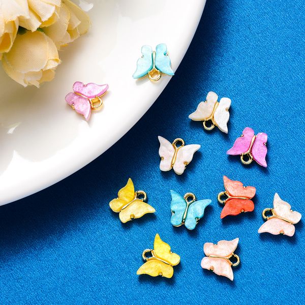 10pcs multiple alloy resin glitter effect butterfly pendant diy handmade earrings pendant necklace accessories pendant diy, Blue;slivery
10pcs multiple alloy resin glitter effect butterfly pendant diy handmade earrings pendant necklace accessories pendant diy, Blue;slivery