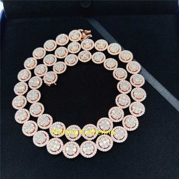 13mm sunflower diamond chain pass diamond tester iced out moissanite cuban link chain hip hop necklace, Silver
13mm sunflower diamond chain pass diamond tester iced out moissanite cuban link chain hip hop necklace, Silver