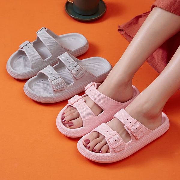 slippers double buckle platform women summer eva soft sole beach flip flops woman non slip indoor bathroom slides shoes 230510, Black
slippers double buckle platform women summer eva soft sole beach flip flops woman non slip indoor bathroom slides shoes 230510, Black