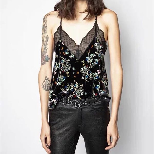 camisoles tanks spring summer women black camis velvet lace floral printed sleeveless v-neck camisole 230510, Black;white
camisoles tanks spring summer women black camis velvet lace floral printed sleeveless v-neck camisole 230510, Black;white