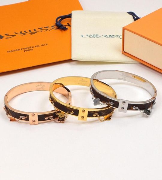 classic chain bangles men women personality charm bracelet 3 colors trendy leather couple bangle accessories1910685
classic chain bangles men women personality charm bracelet 3 colors trendy leather couple bangle accessories1910685