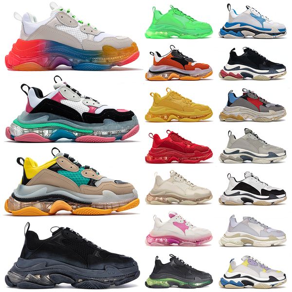 designer triple s men women shoes triple-s luxury clear sole crystal bottom vintage 17fw paris old grandpa trainers platform old dad sneaker, Black
designer triple s men women shoes triple-s luxury clear sole crystal bottom vintage 17fw paris old grandpa trainers platform old dad sneaker, Black