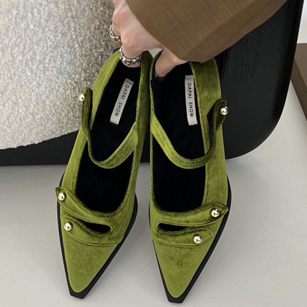 dress shoes summer suede low heels women shoes dress pointed toe party shallow sandals fashion casual loafers soft chaussure femme 230509, Black
dress shoes summer suede low heels women shoes dress pointed toe party shallow sandals fashion casual loafers soft chaussure femme 230509, Black